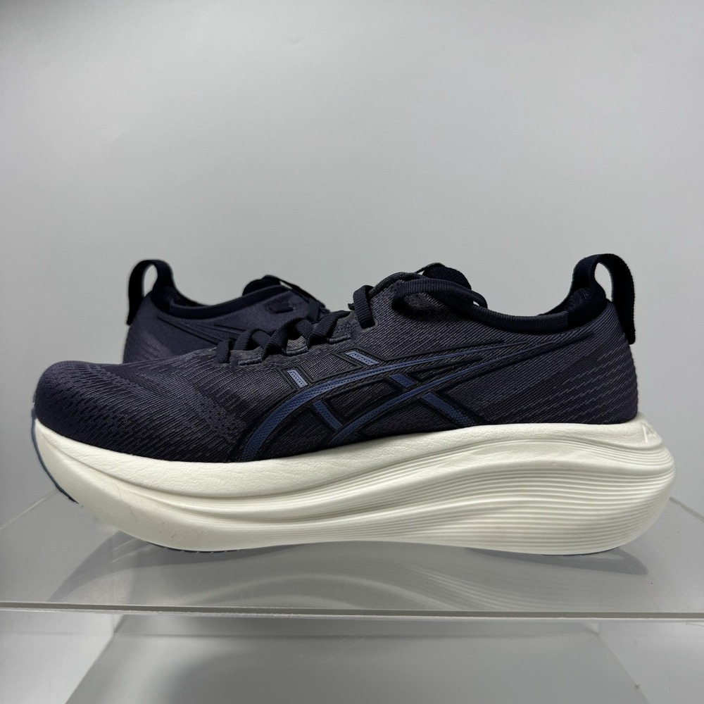 Brand New ASICS Gel Nimbus 27 Indigo Denim Blue 1011B958 Running Men's Size 8 - Picture 4 of 9